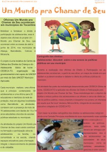 BOLETIM UM MUNDO pag 1